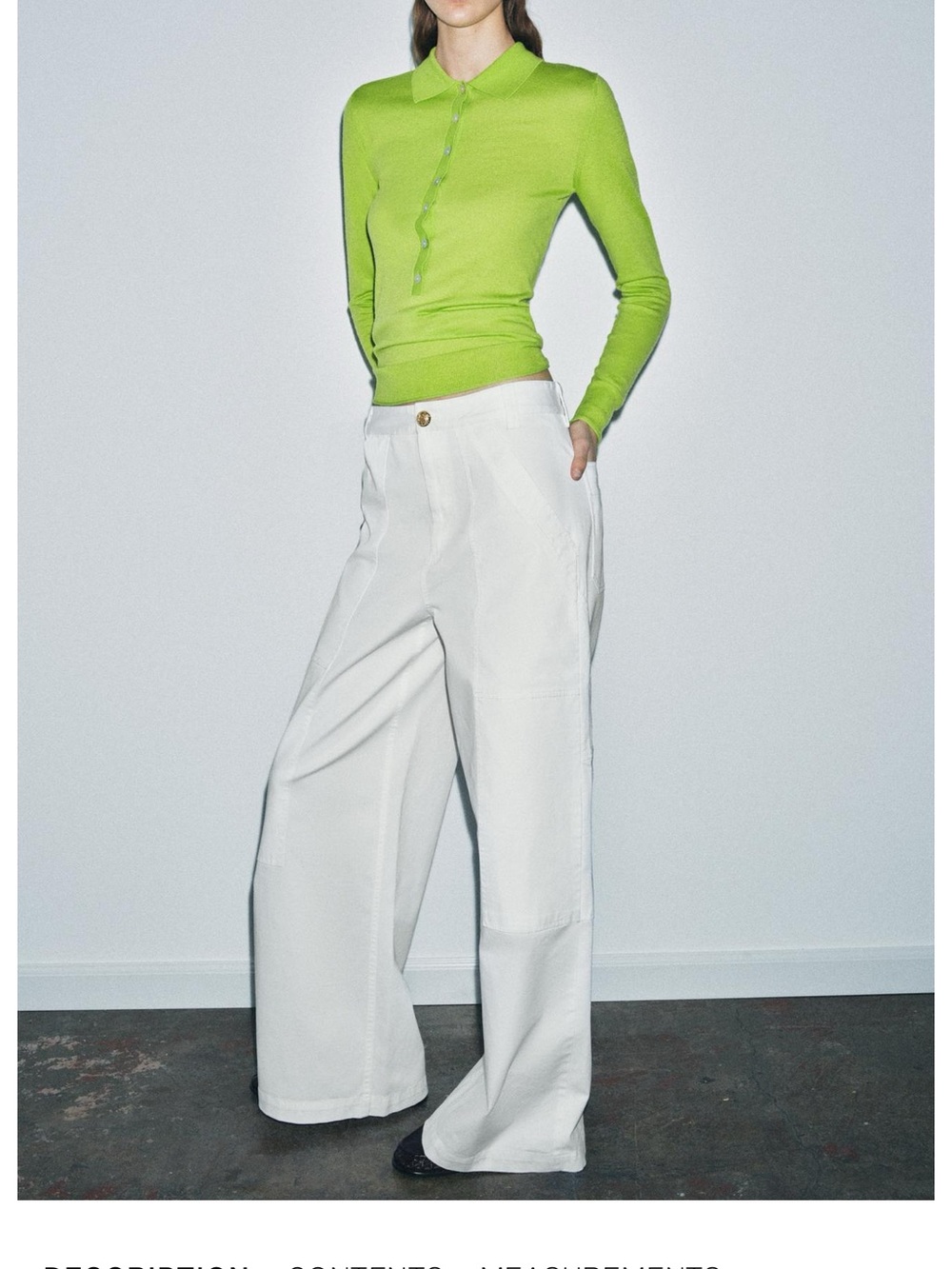 ZW Collection Cotton Wide Legs Pants NWT SZ XS